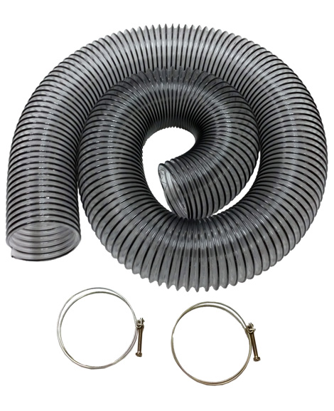 4" x 10' Plastic Hose Dust Collector Collection 